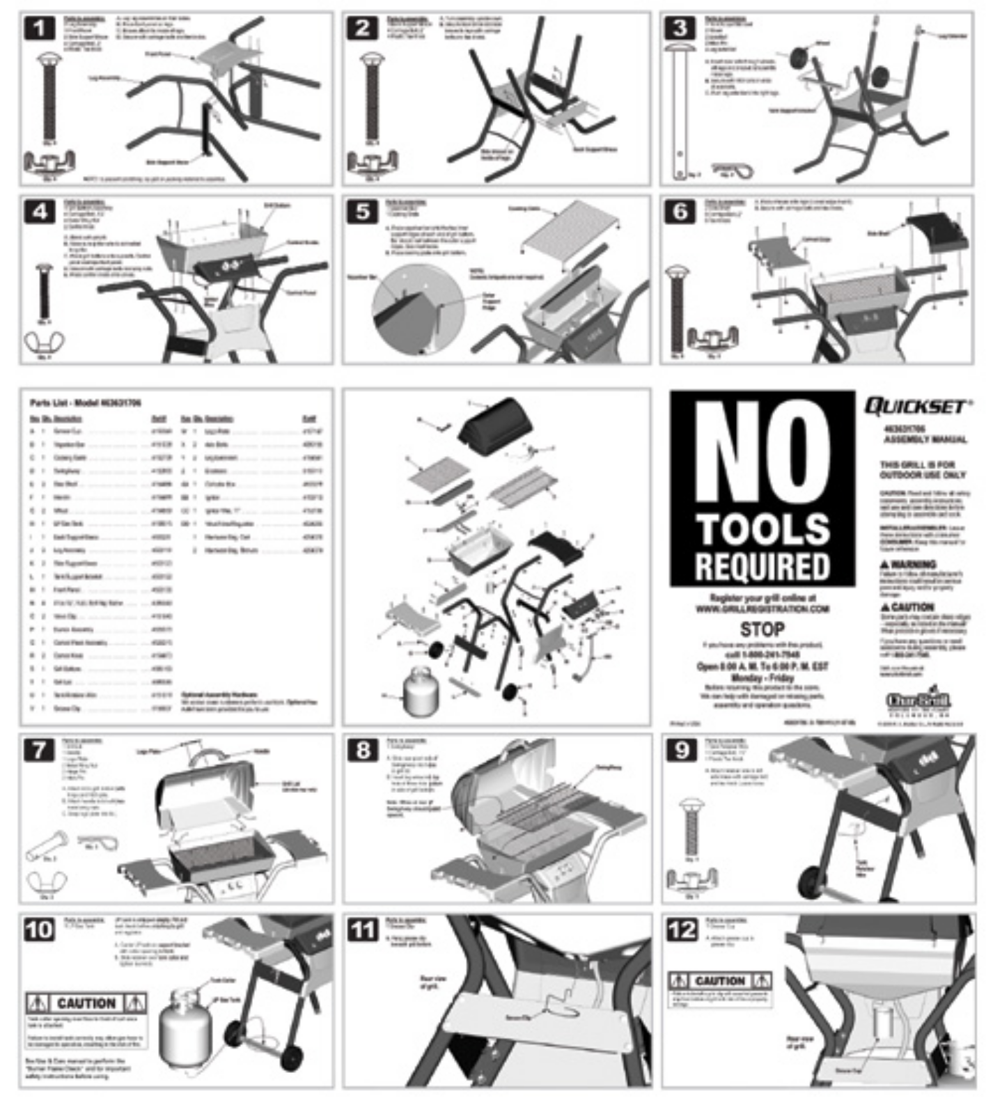 Charbroil 463631706 Owner's Manual