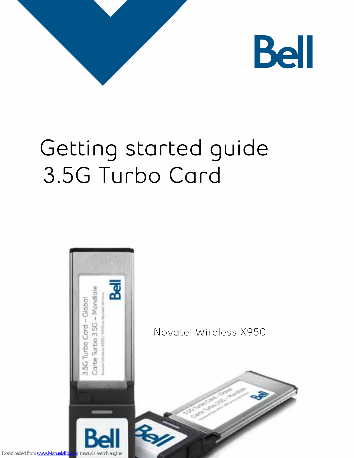 Bell Novatel Wireless X950 Getting Started Manual