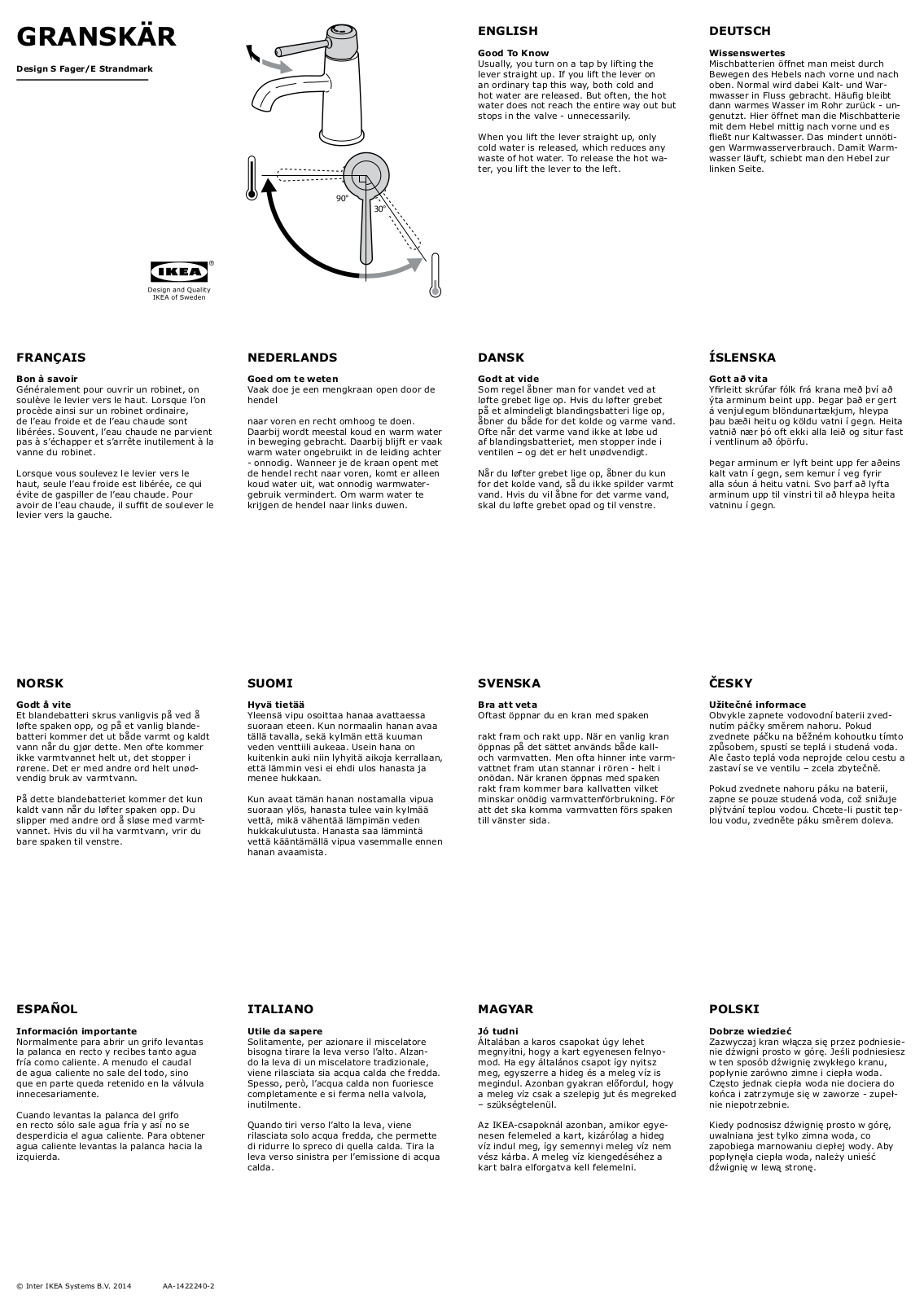 Ikea 50203095 User Manual