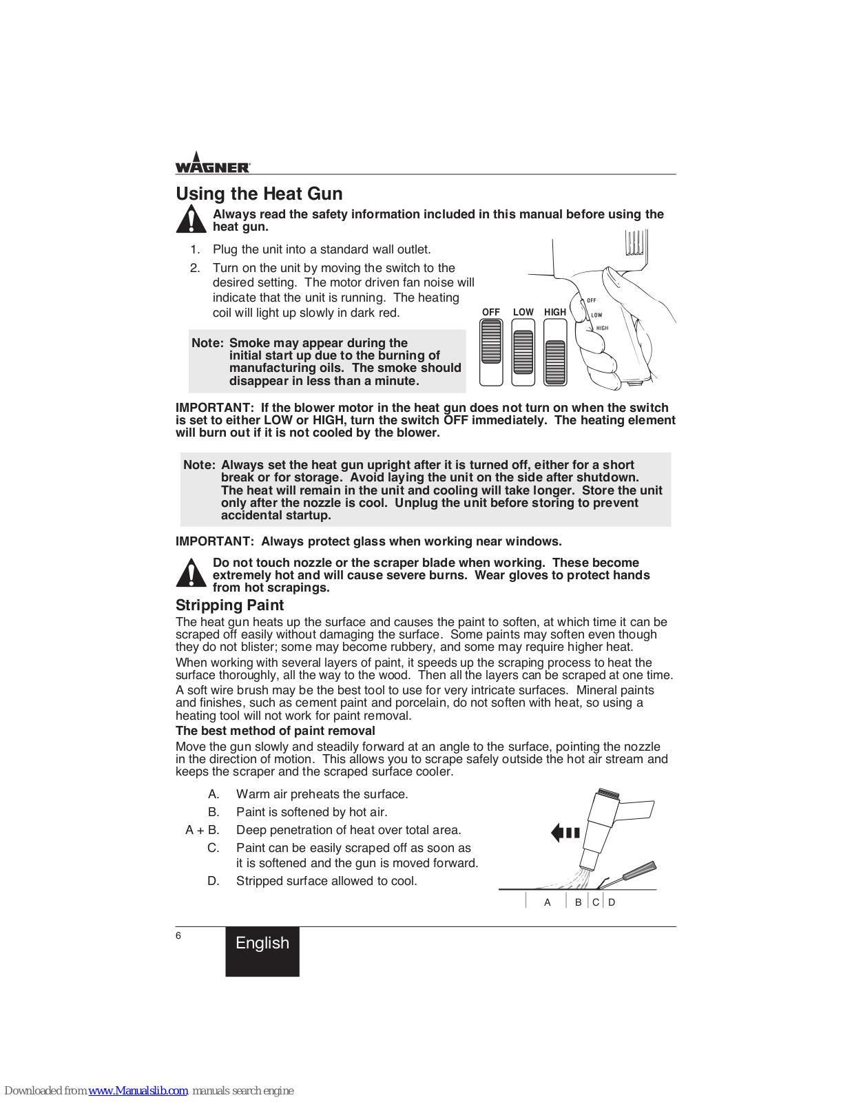 WAGNER HEAT GUN User Manual