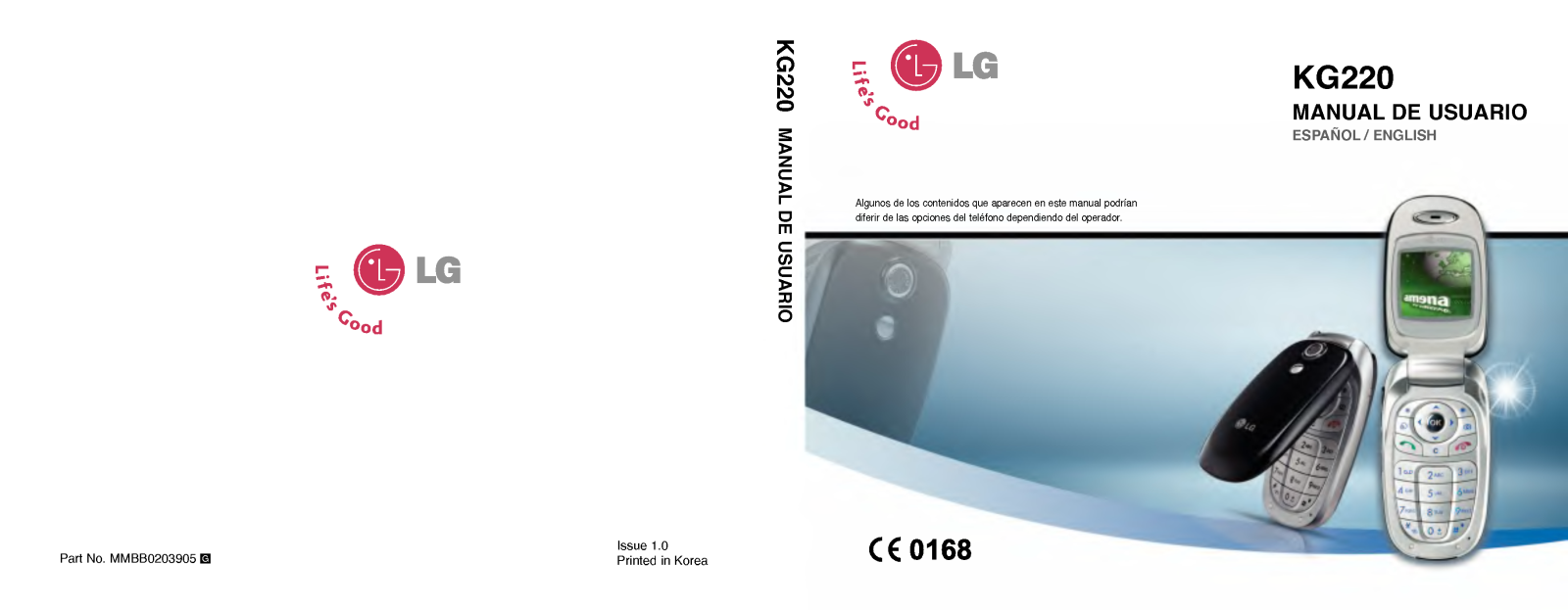 Lg KG220 User Manual