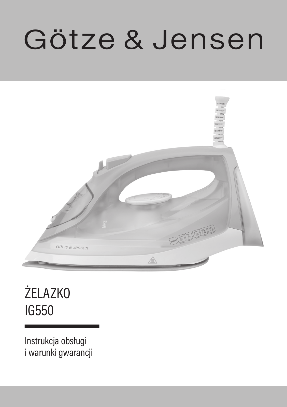 GOTZE & JENSEN IG550 User guide - ManualMachine.com