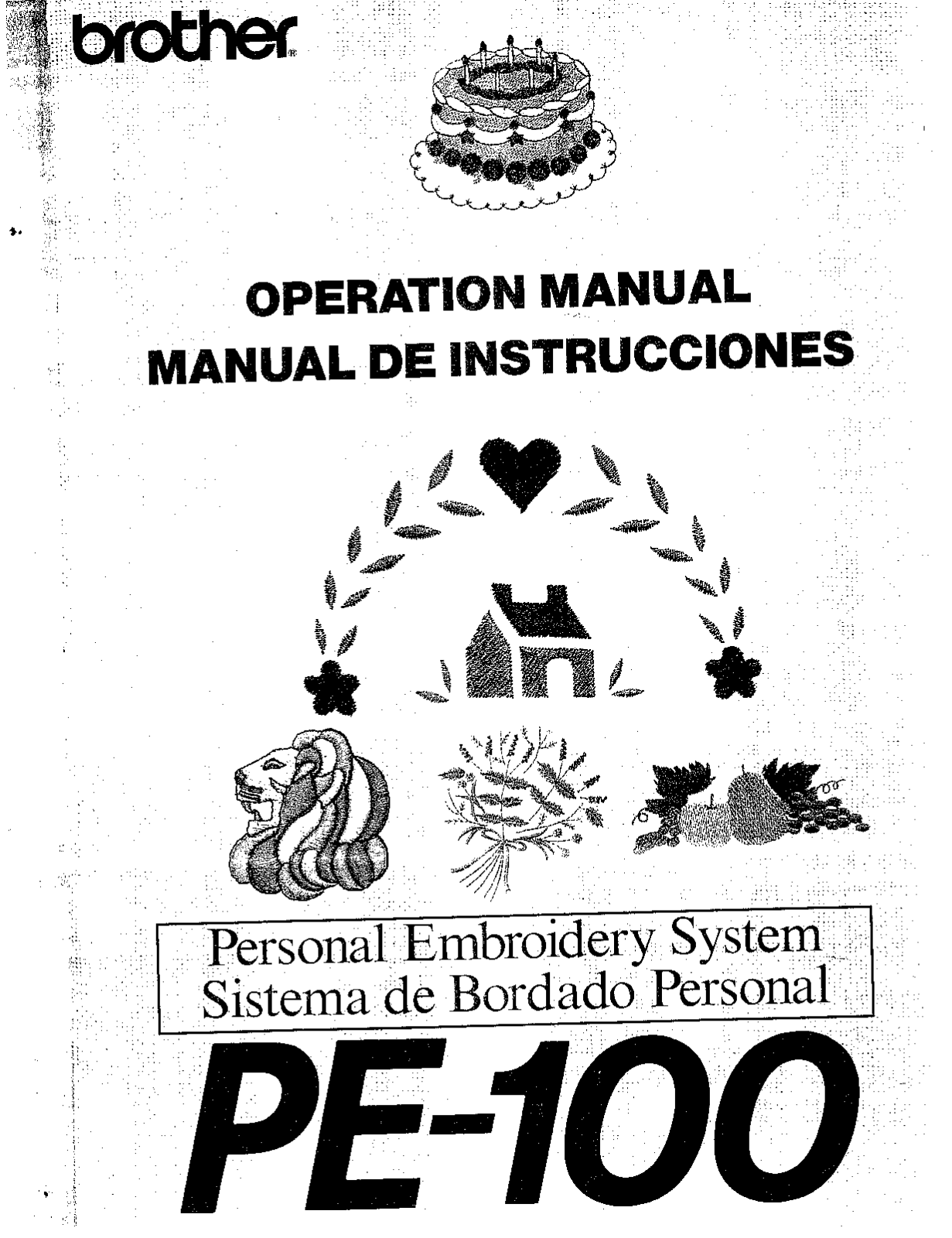 Brother PE-100 Owner's Manual