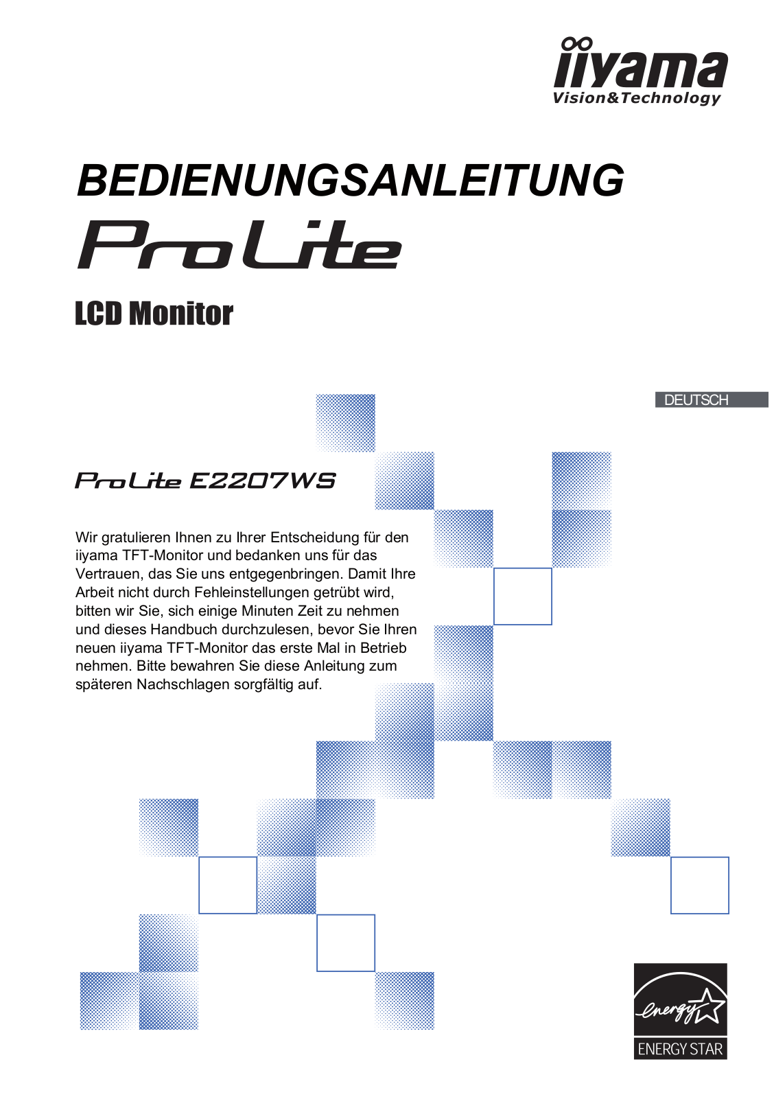 Iiyama PROLITE E2207WS User Manual