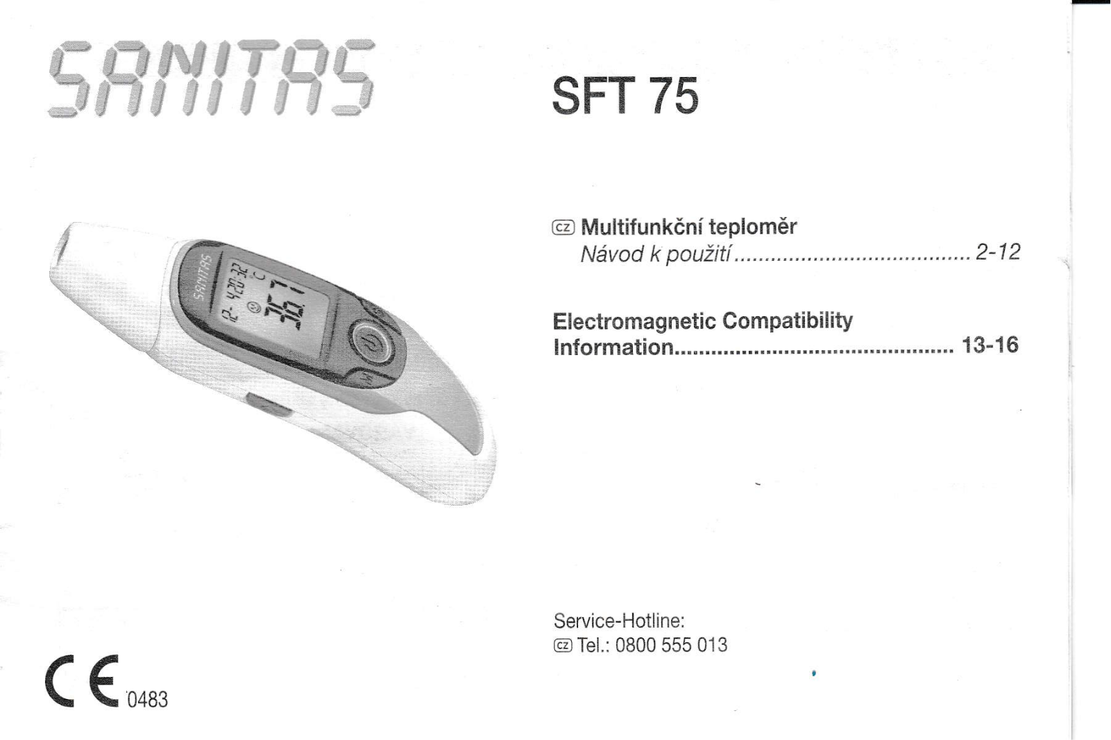 Sanitas SFT 75 User guide - ManualMachine.com