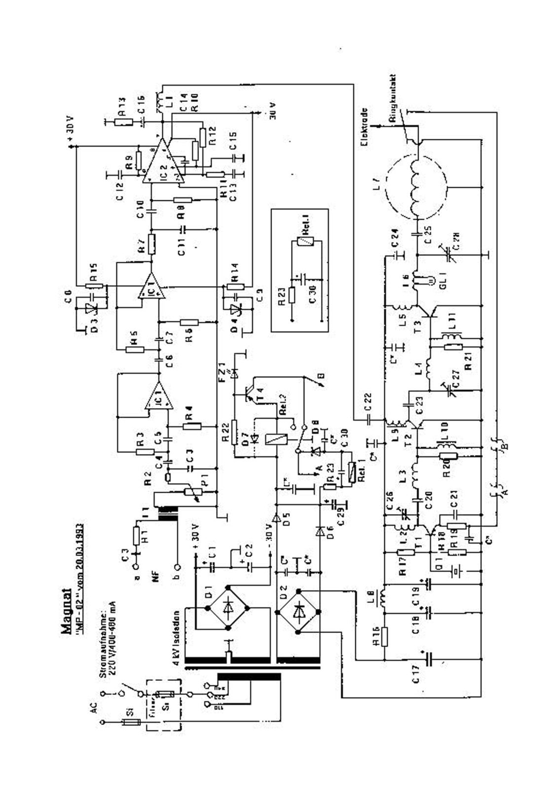 Magnat MP-02 Schematic