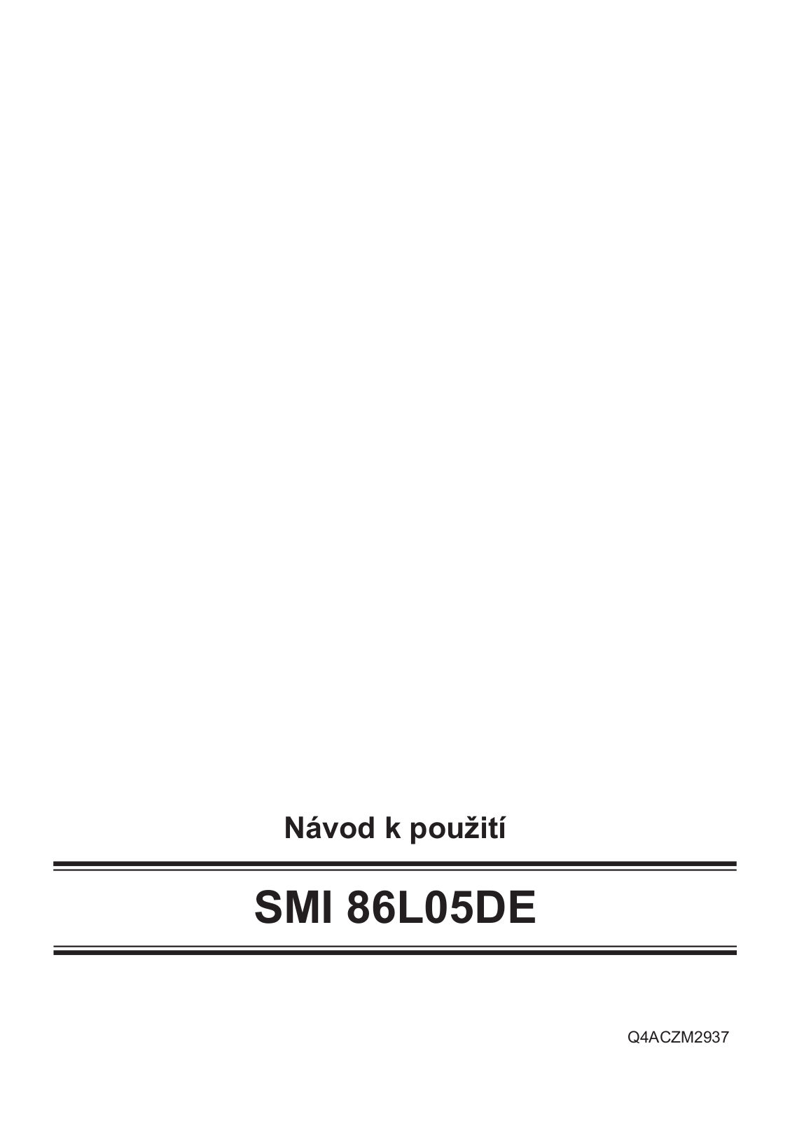 Bosch SMI86L05DE User Manual