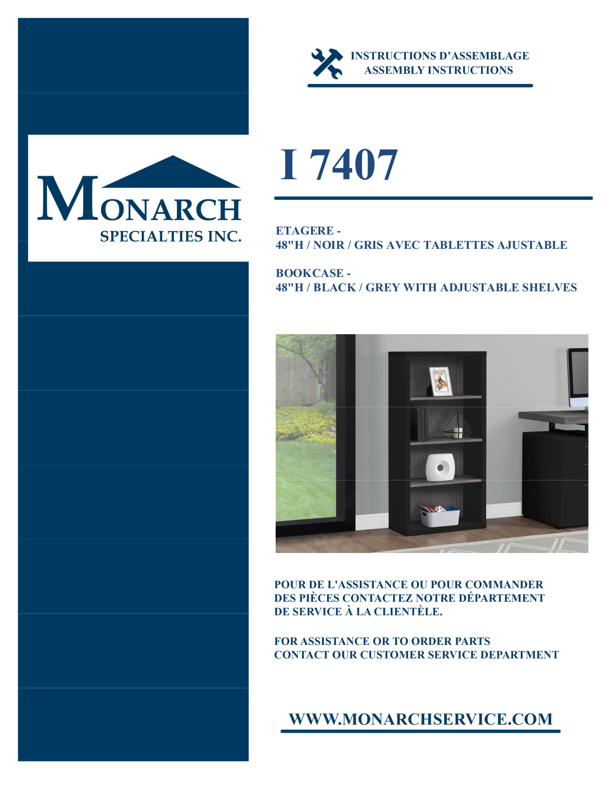 Monarch I7407 Assembly Guide