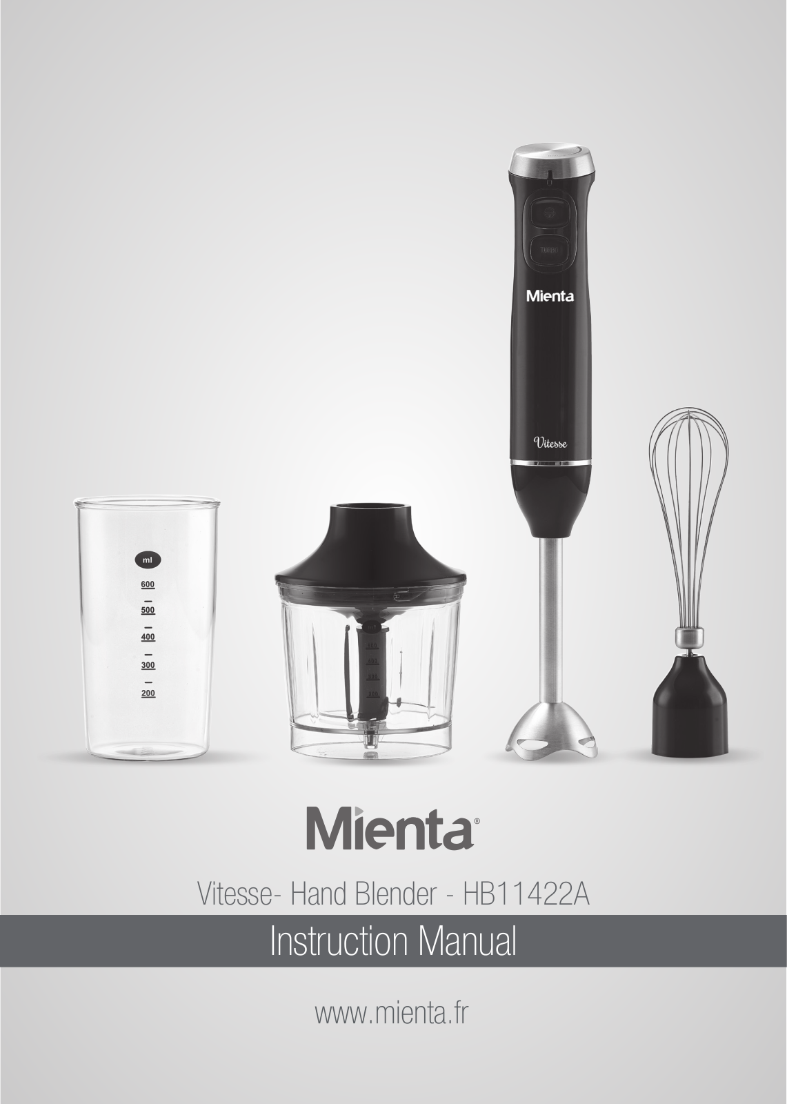 Mienta HB11422A Instruction Manual