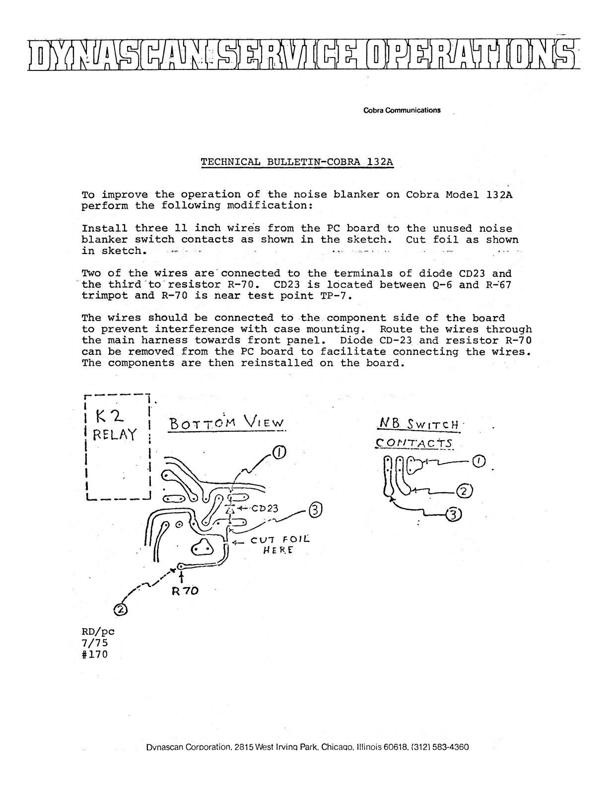 Cobra 132, 135 User Manual