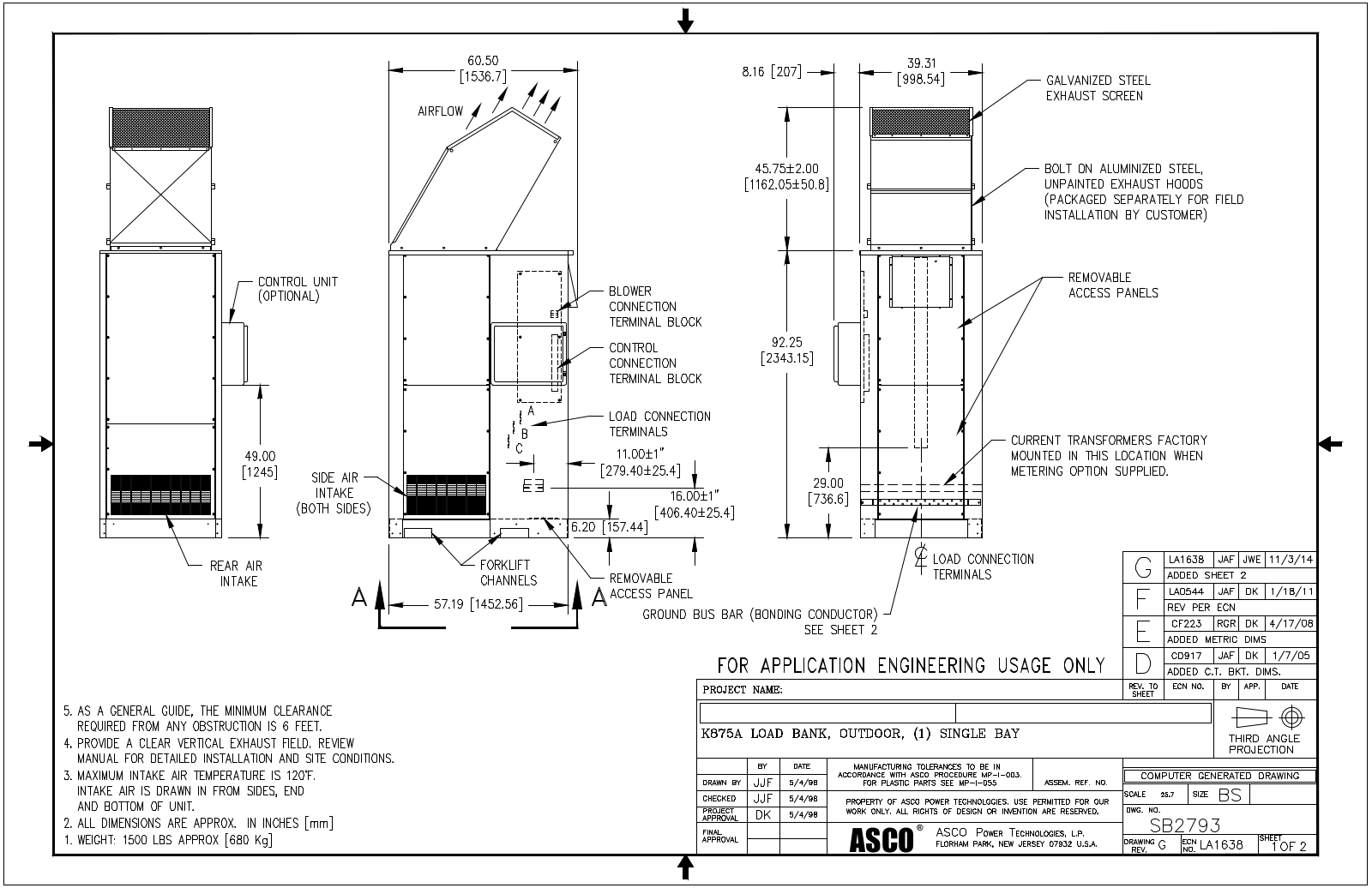 Emerson K875A Diagrams and Drawings