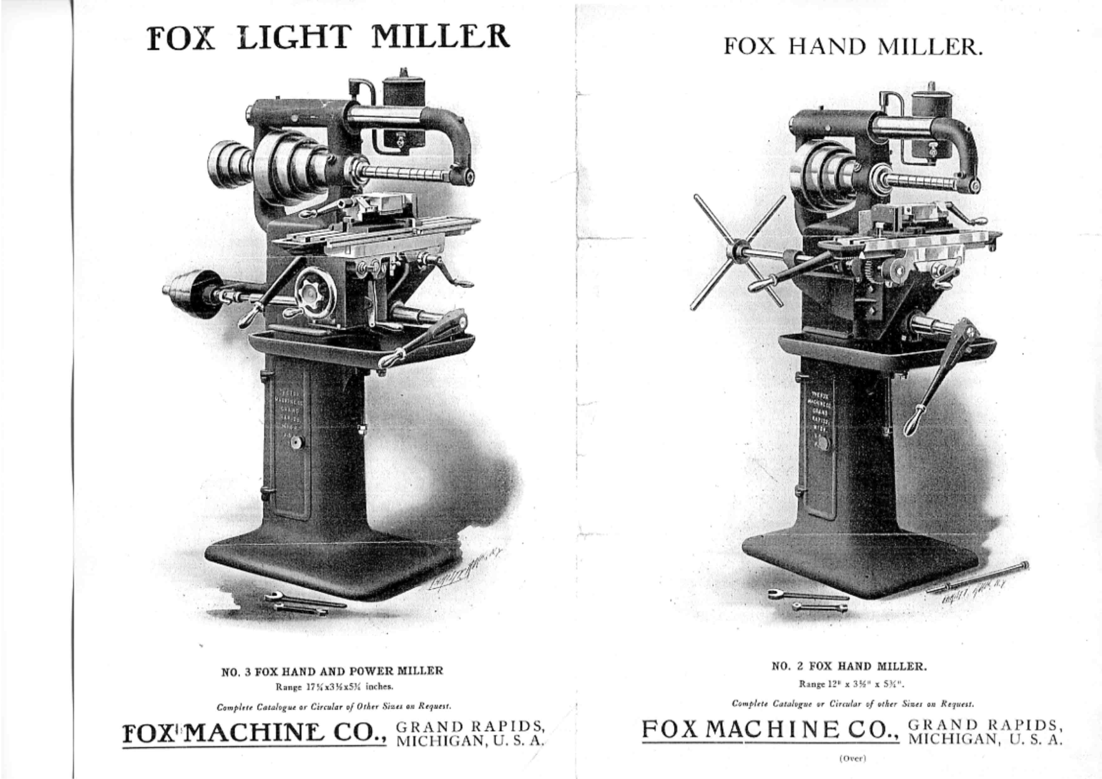 Fox Machine Misc Machine Flyers General Line Catalogs - ManualMachine.com