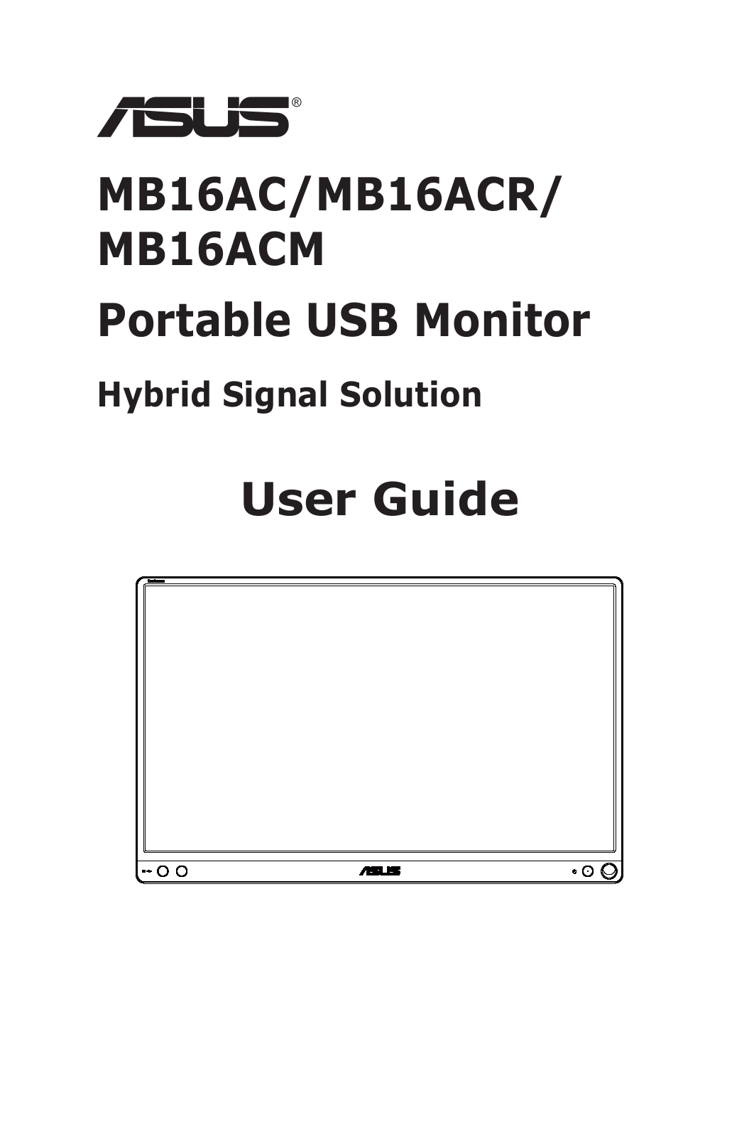 Asus MB16ACR, MB16ACM, MB16AC User Manual