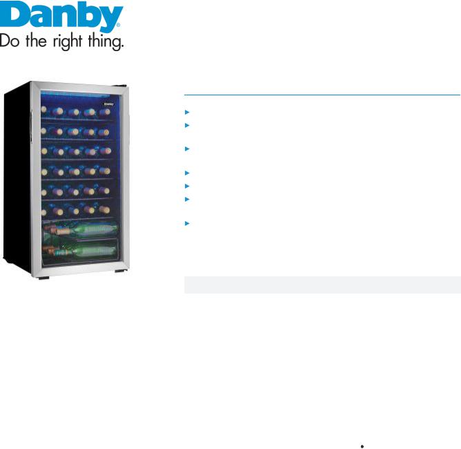Danby DWC036A1BSSDB6 Specifications