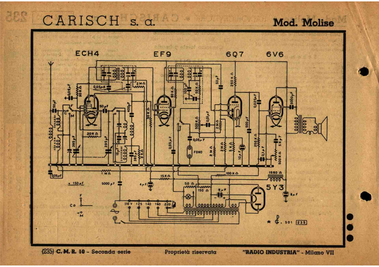 Carisch molise schematic