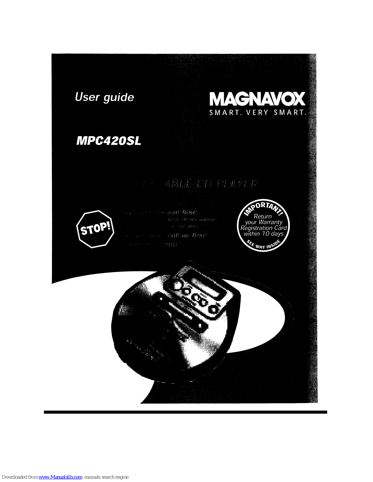 Magnavox MPC42017, MPC420SL, MPC421 - Portable Audio User Manual