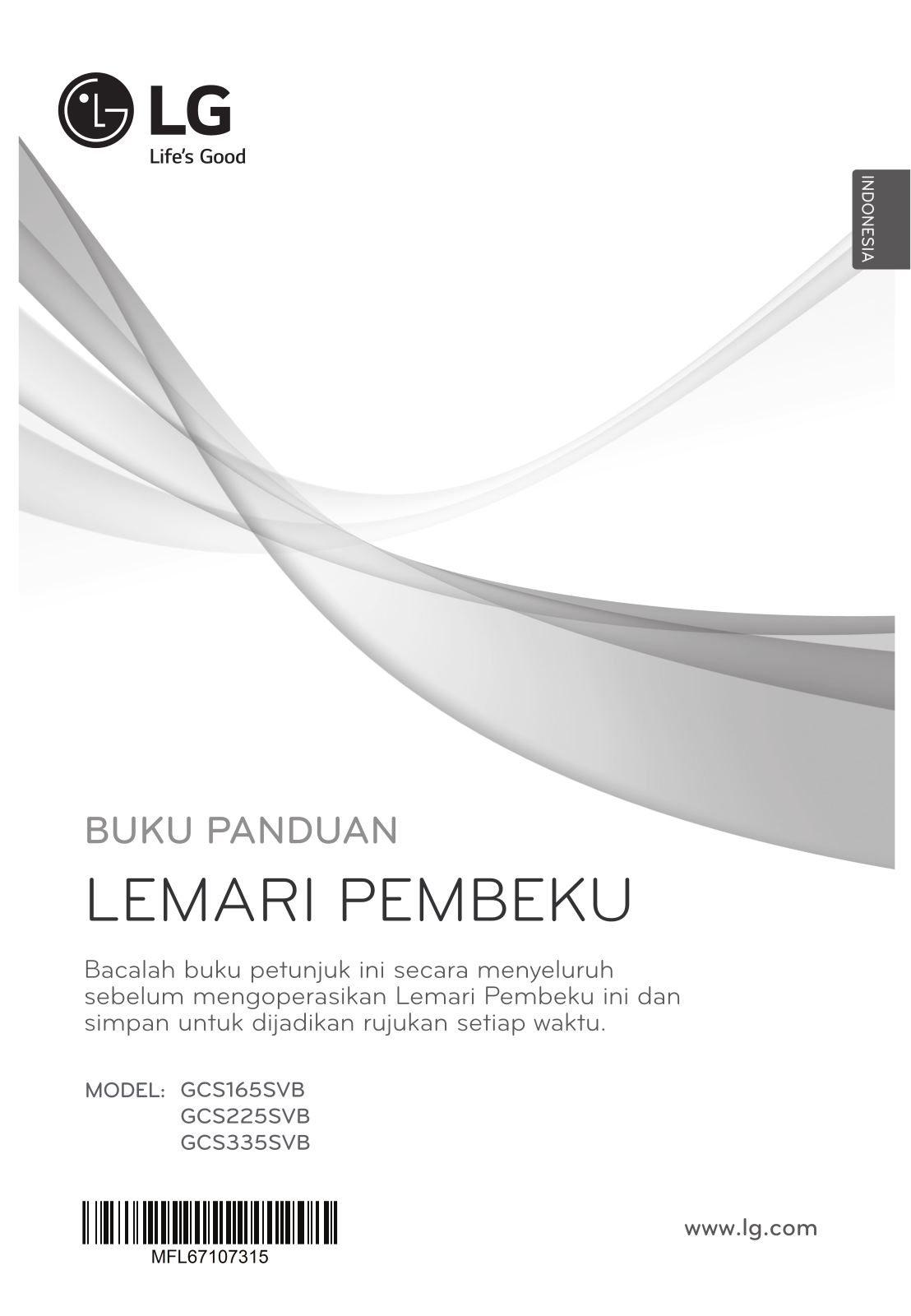 LG GCS225SVB Manual book