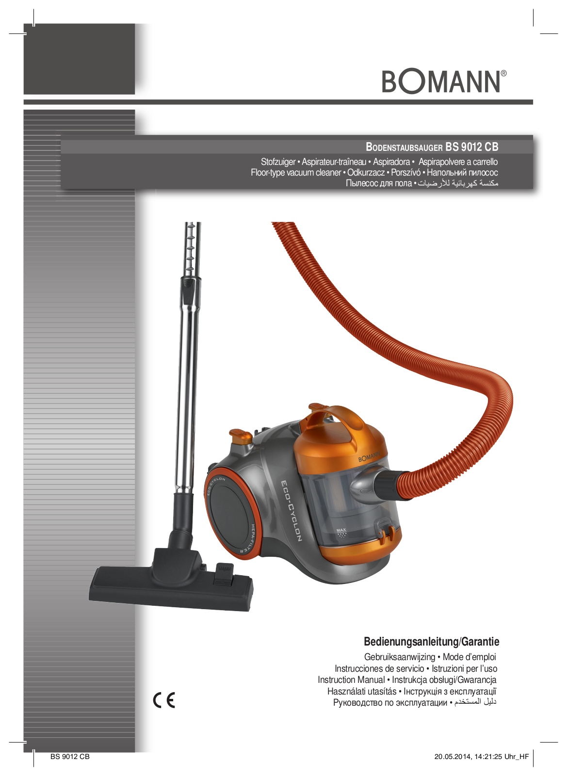 Bomann BS 9012 CB Instruction Manual