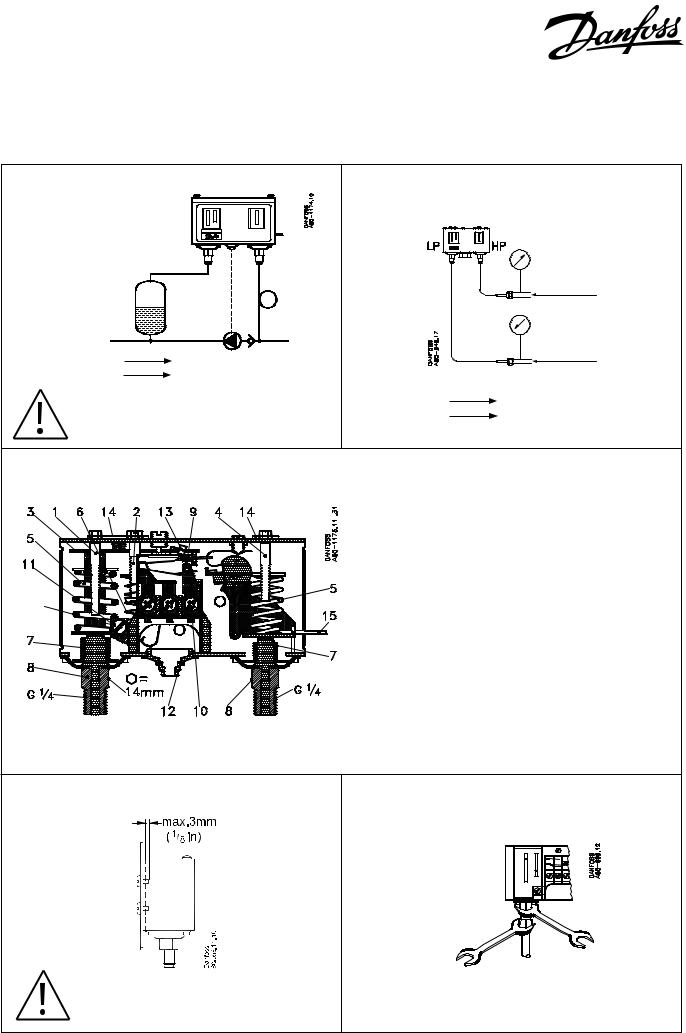 Danfoss KP 44 Installation guide