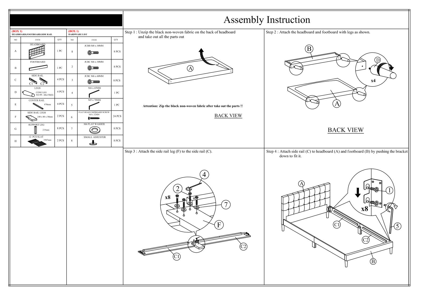 Red Barrel Studio W002988674 Installation & Assembly - ManualMachine.com