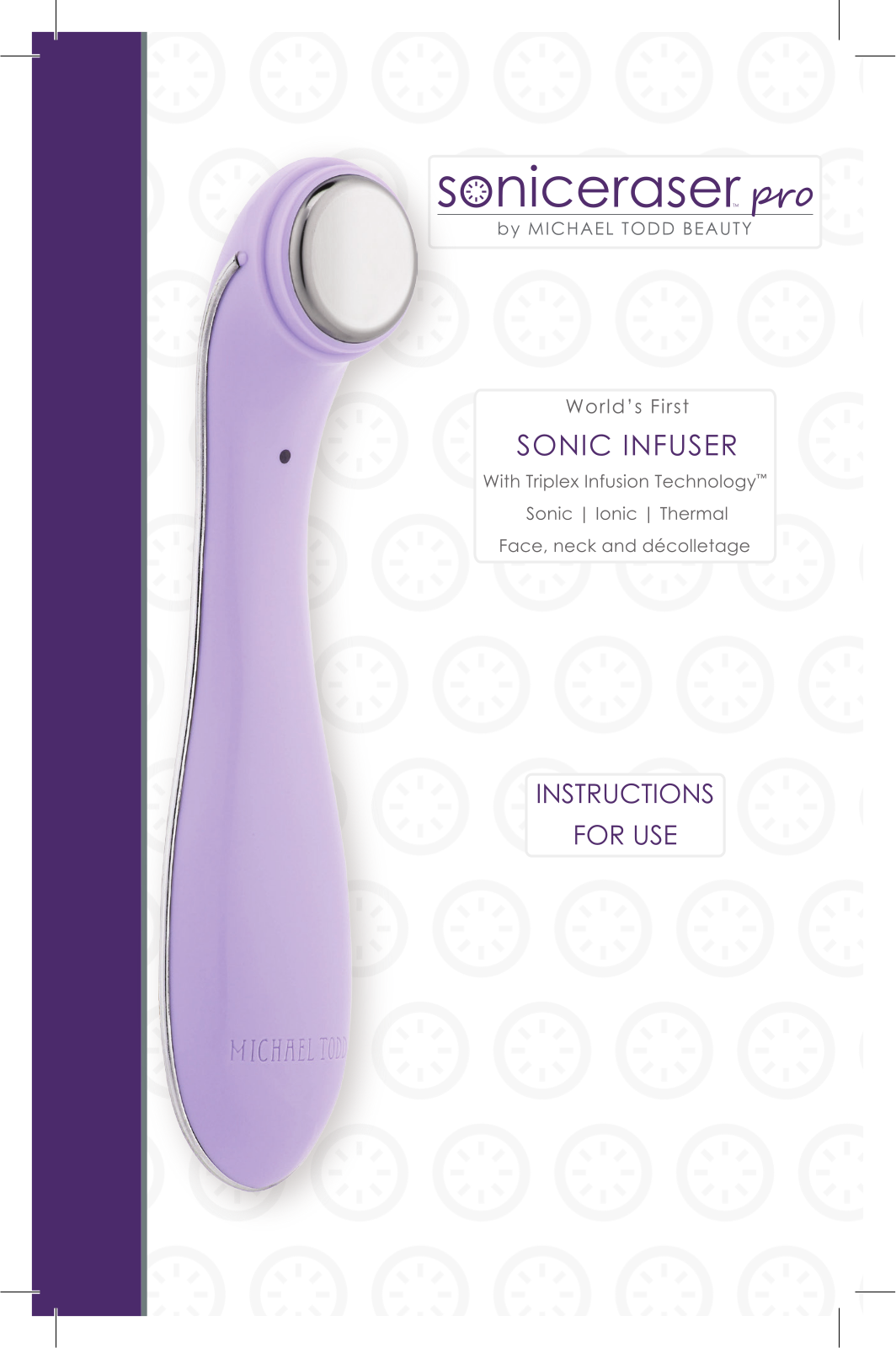 Michael todd Beauty Soniceraser PRO User Manual