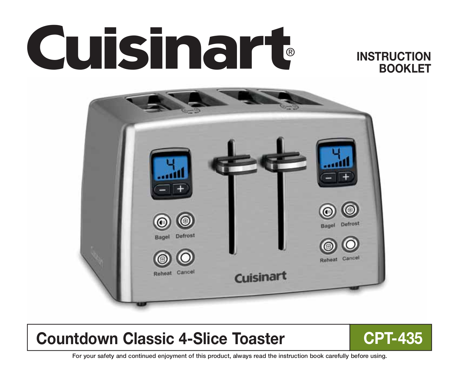 Cuisinart CPT-435 User Manual