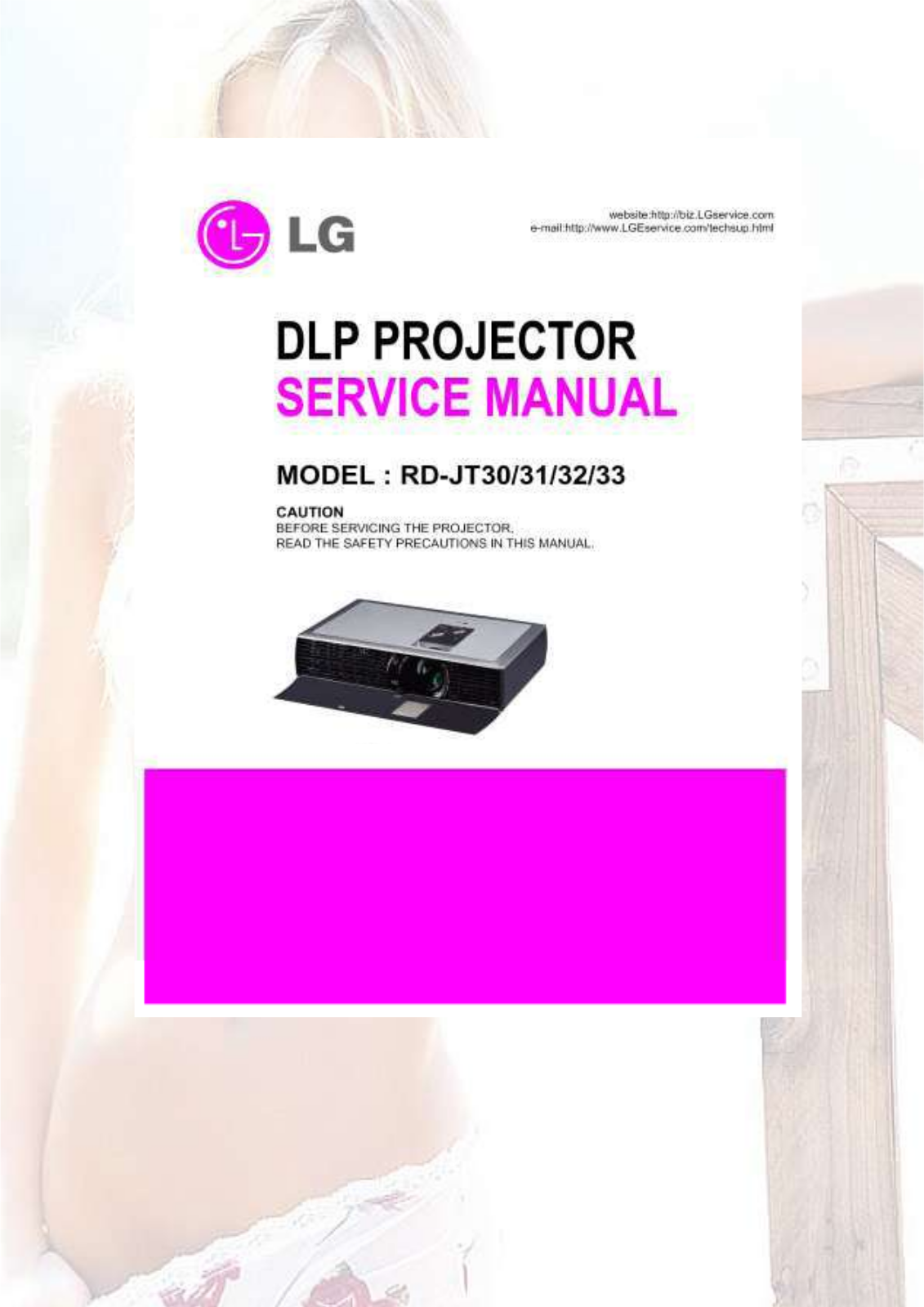 LG RD-JT30, RD-JT31, RD-JT32, RD-JT33 Service Manual