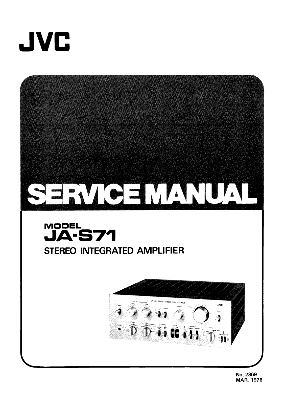 JVC JAS-71 Service manual