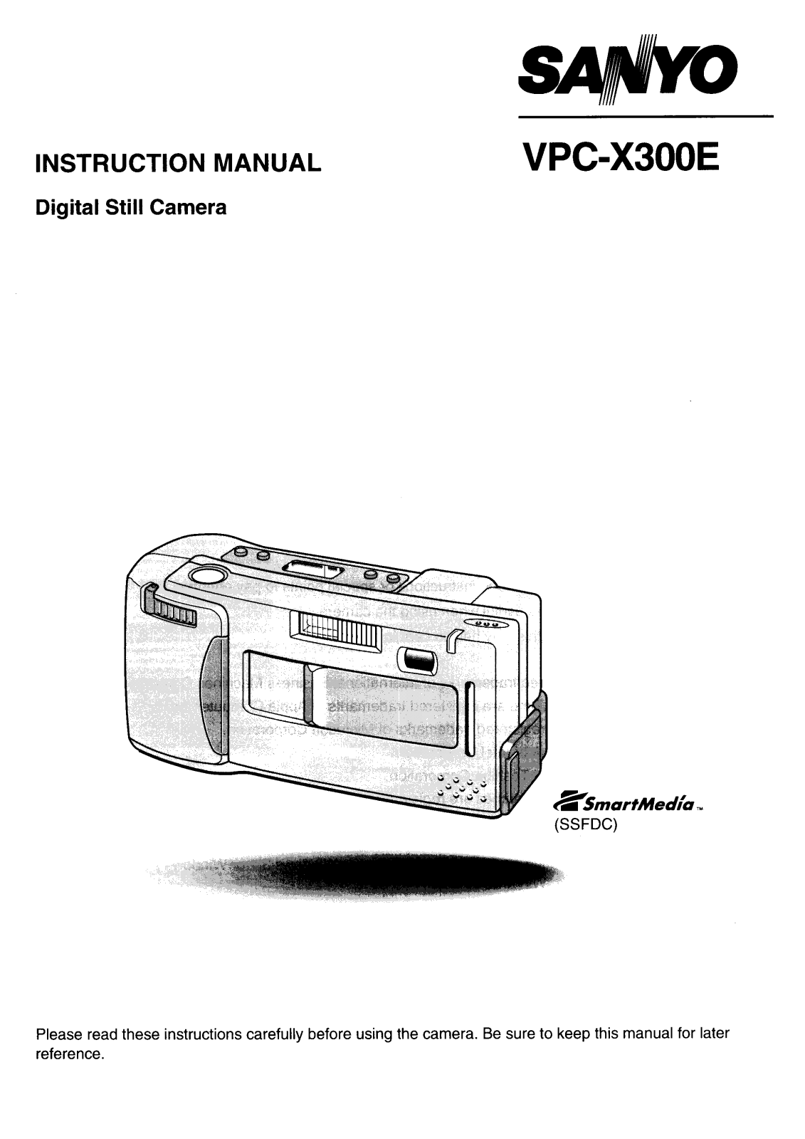 Sanyo VPC-X300E Instruction Manual