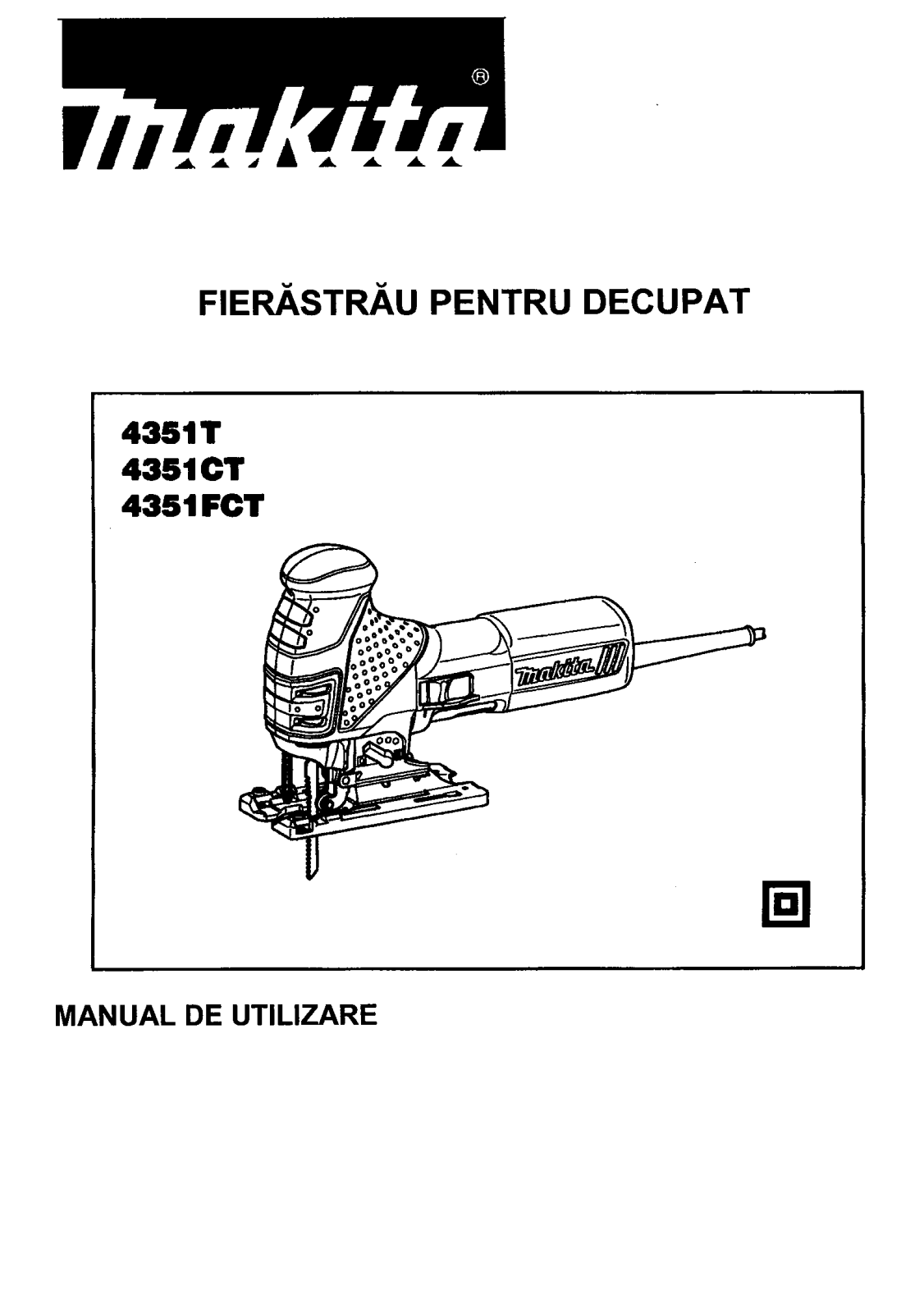 Makita 4351FCT, 4351T, 4351CT User Manual