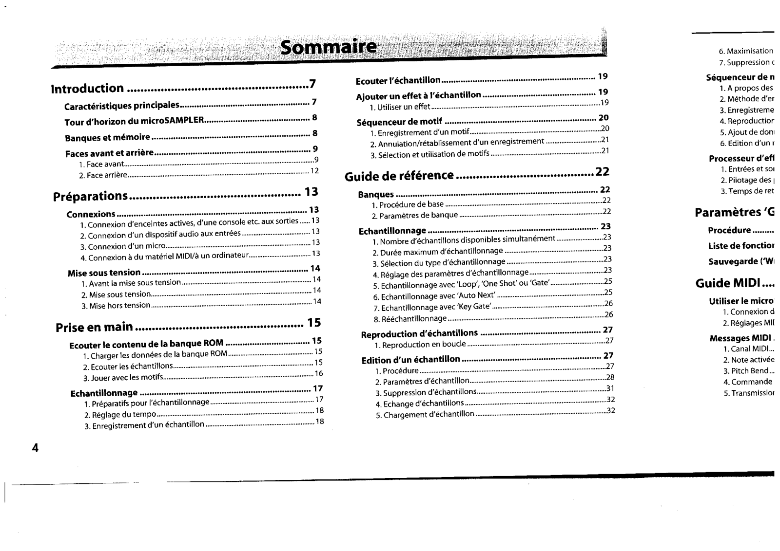 Korg microSAMPLER User Manual