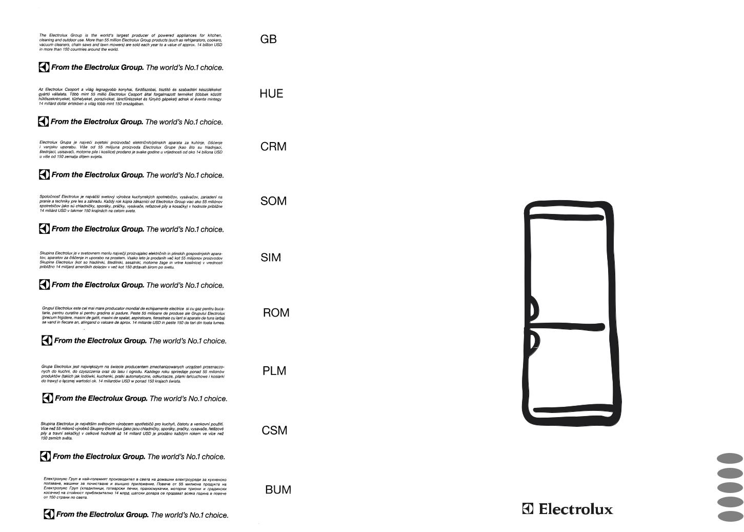 electrolux ERB2436 User Manual