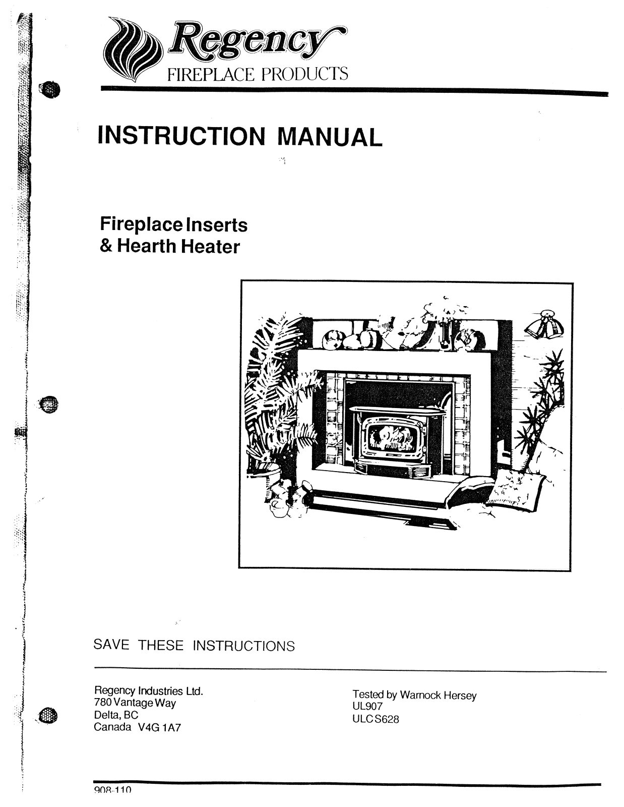 Regency R12 Installation Manual