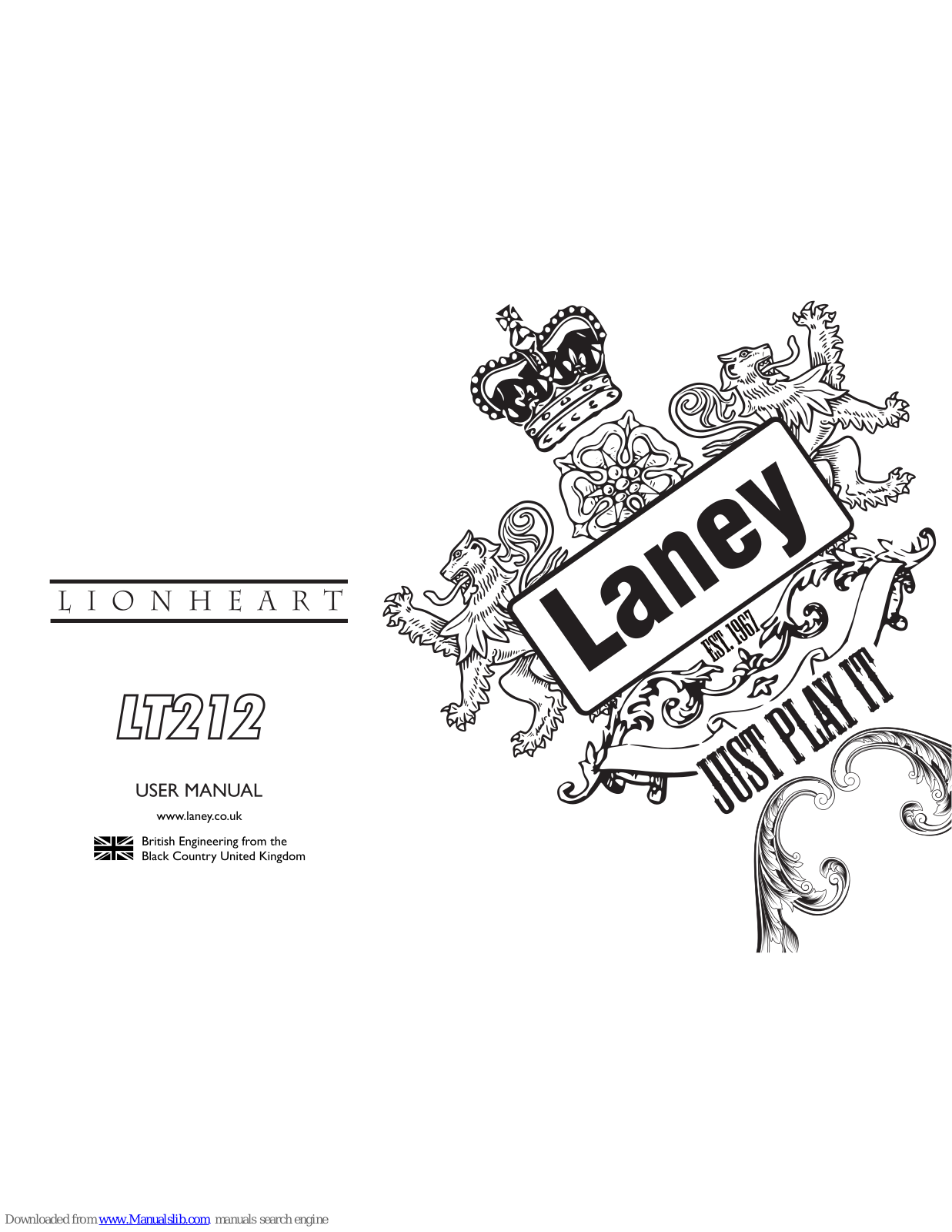 Laney Lionheart LT212 User Manual