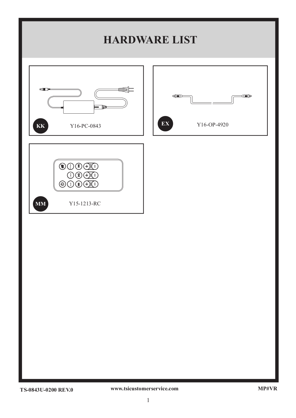 Twin Star TS 0843 User Manual