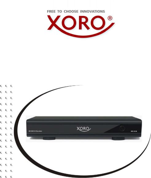 Xoro HRS 8540 User Manual