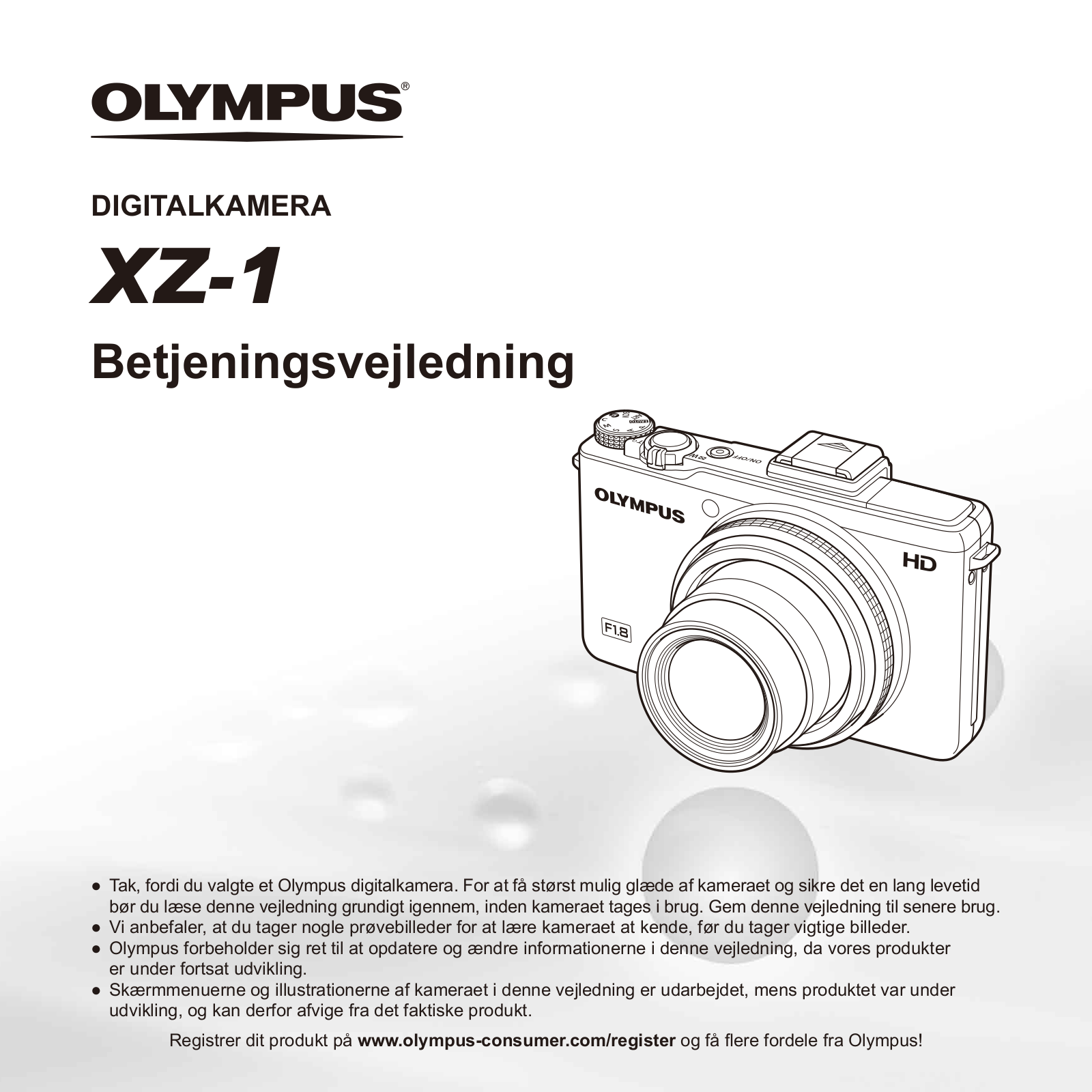 OLYMPUS XZ-1 User Manual