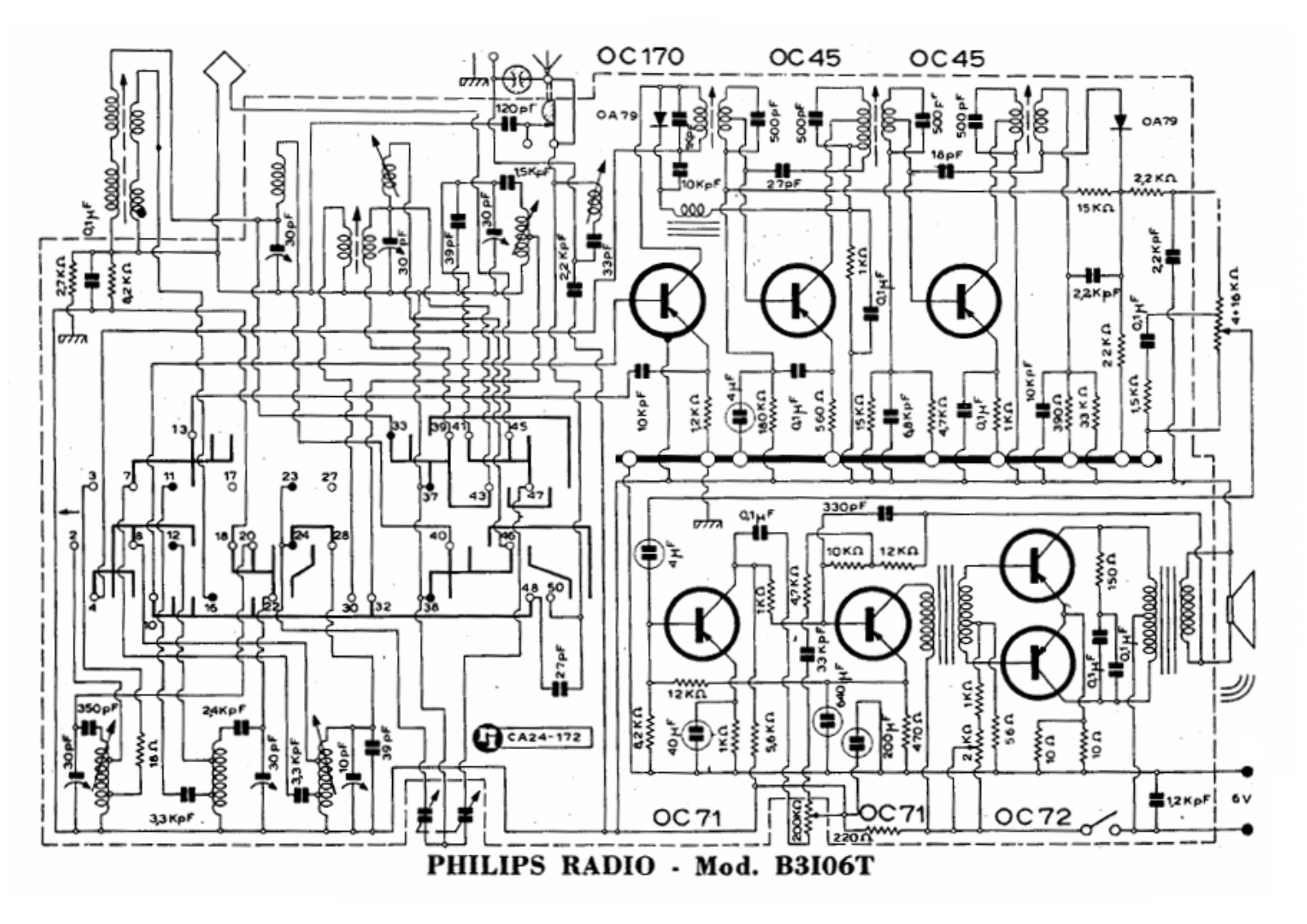 Philips b3i06t schematic