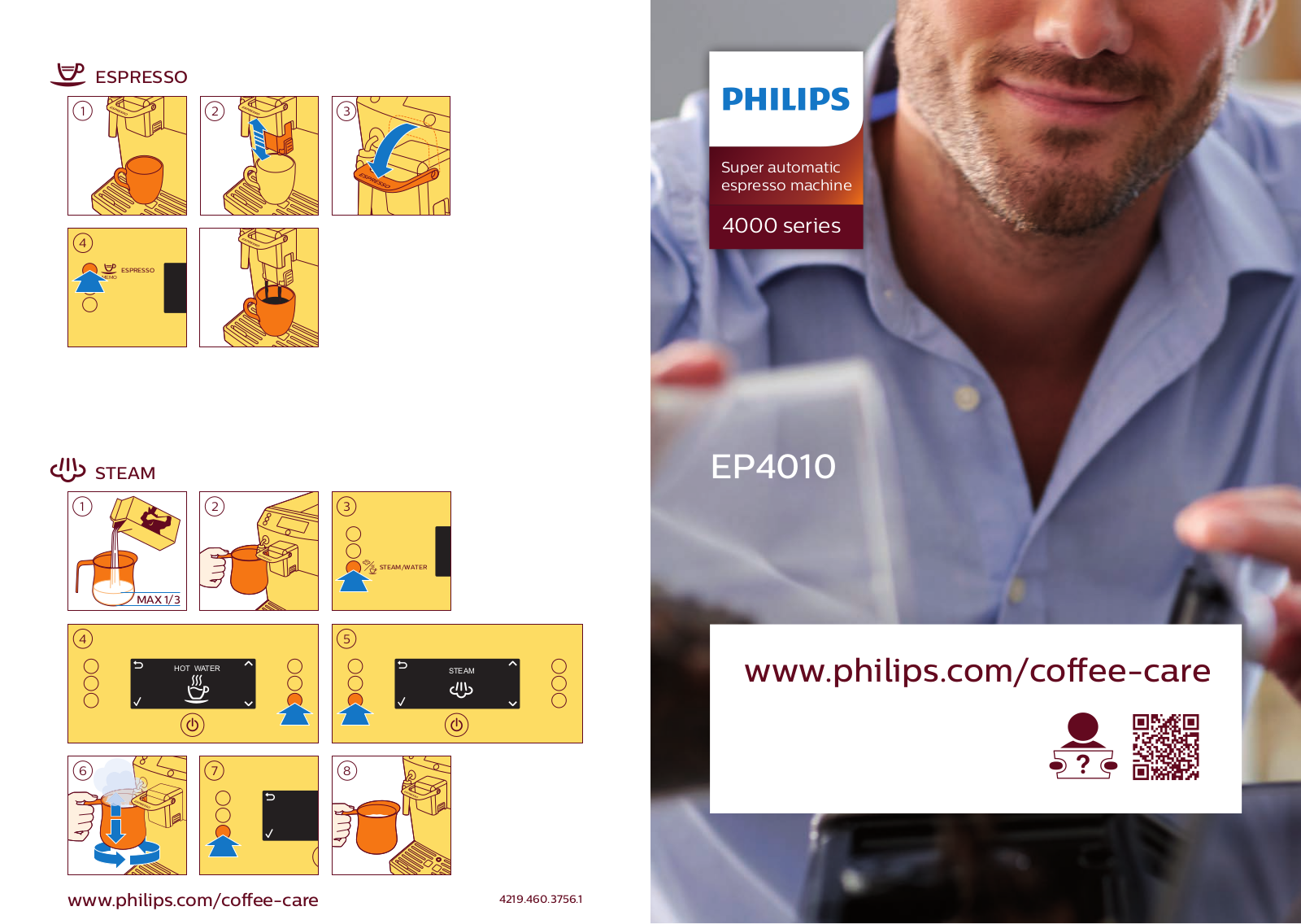 Philips EP4010 User Manual