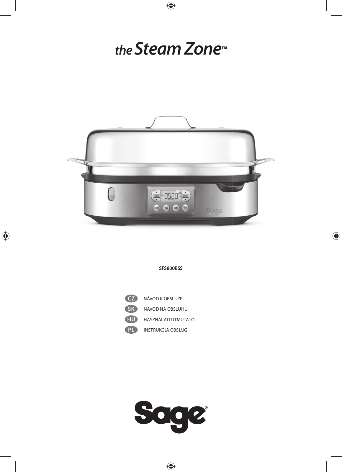 SAGE SFS800 User Manual