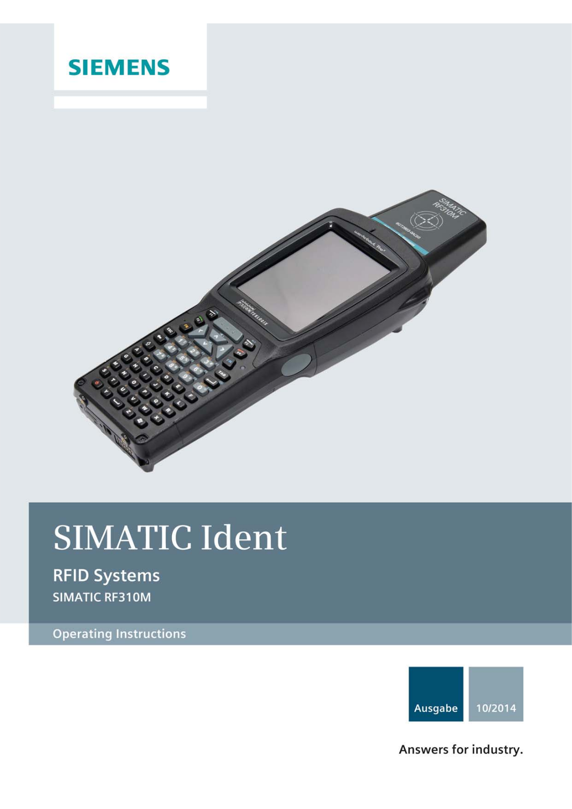 Siemens RF310M02 User Manual