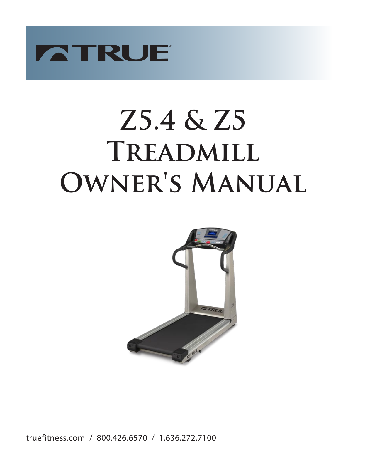 True Manufacturing Company Z5.4 User Manual