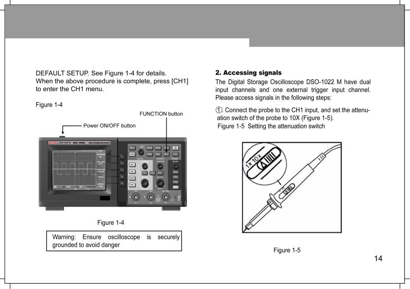 VOLTCRAFT DSO-1022 M User guide