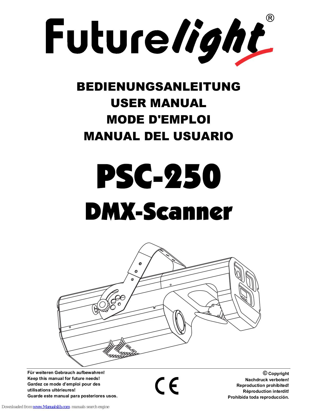 Future light PSC-250, PSC-575, PHW-250 User Manual