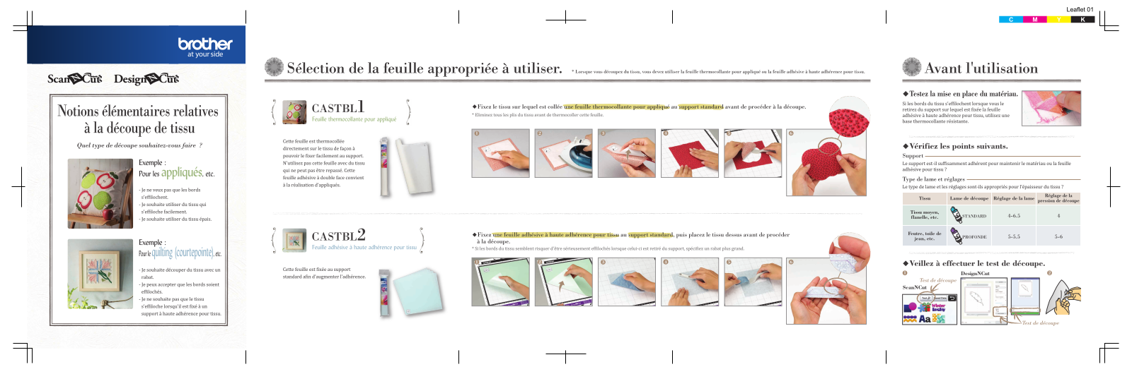 Brother CM100DM Quick Reference Poster