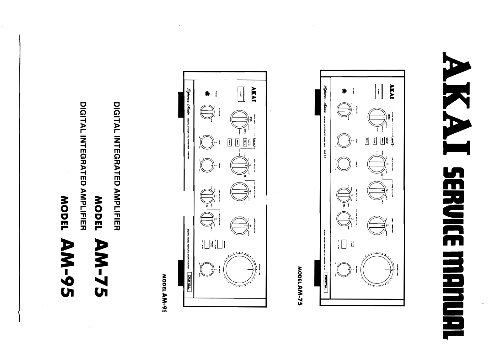 Akai AM-75, AM-95 Schematic