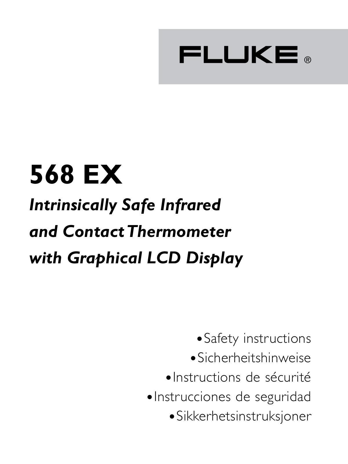 Fluke 568 User Manual