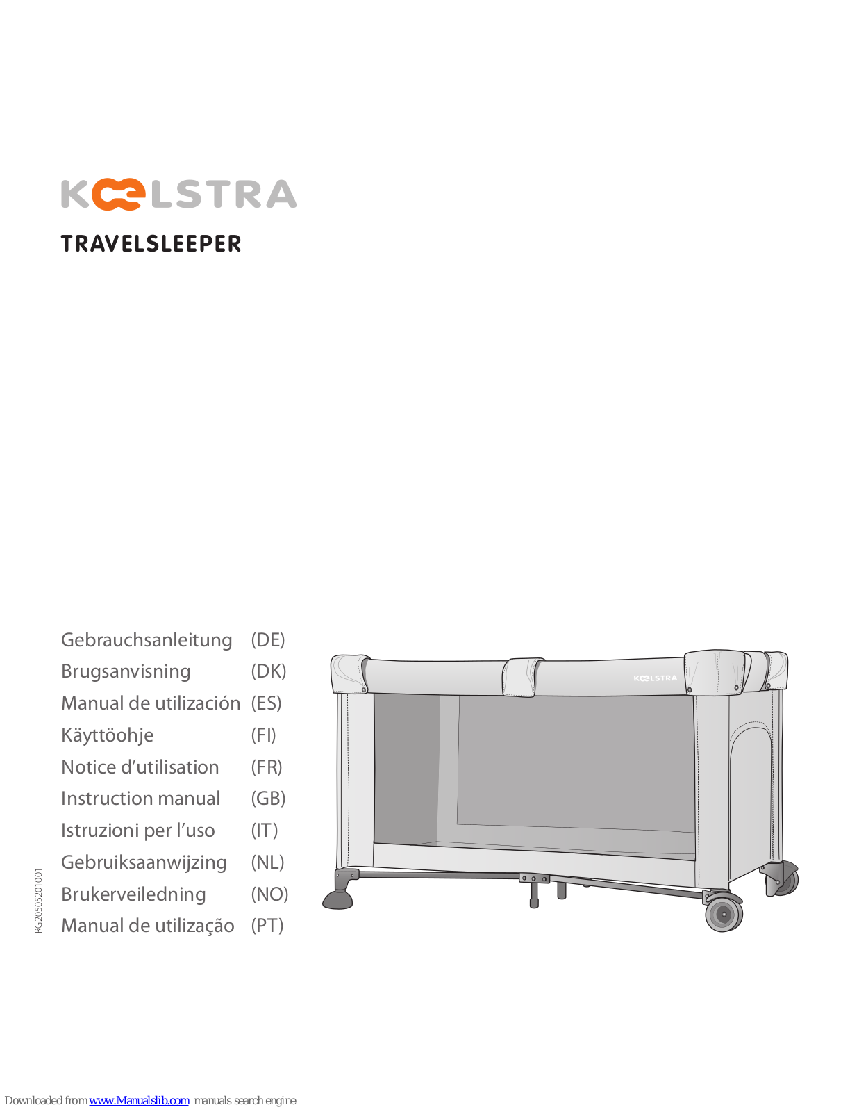 Koelstra TRAVELSLEEPER Instruction Manual