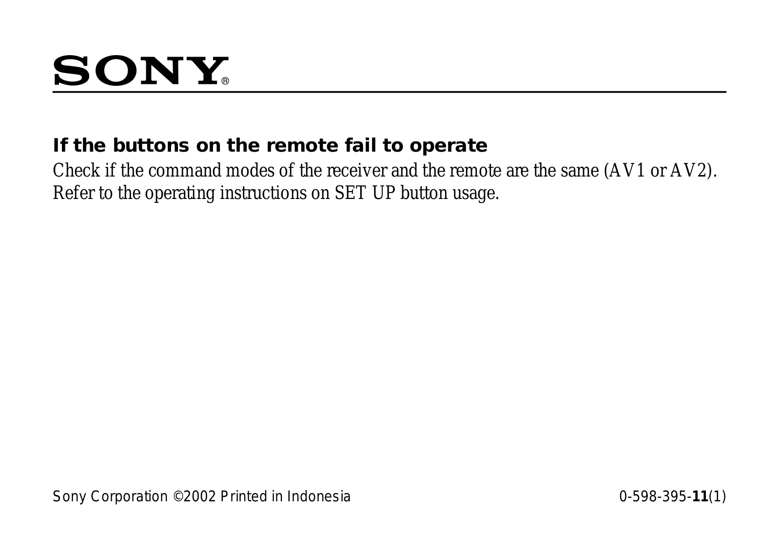 Sony STR-K840P User Manual