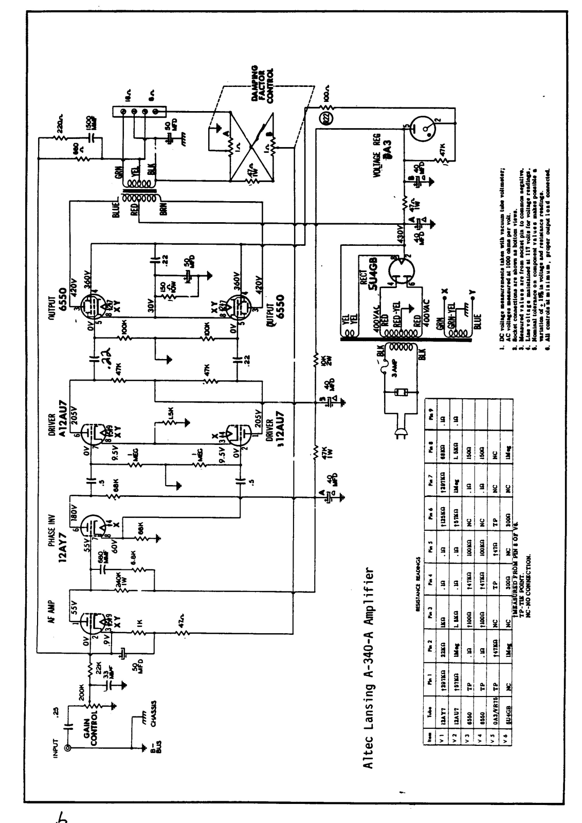 Altec Lansing 340A Schematic - ManualMachine.com